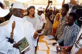 Hy hữu quốc gia bầu tổng thống bằng bi ve