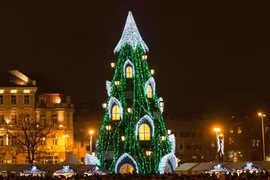 Hình ảnh Giáng sinh lung linh sắc màu trên khắp thế giới