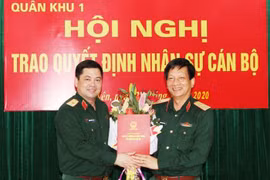 Điều động Phó Tham mưu trưởng Quân khu 1 về Bộ Tổng Tham mưu