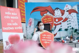 Hoa hậu Ngọc Hân hiến máu lần thứ 7