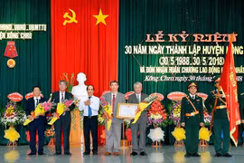 Đảng bộ Kông Chro: 70 năm những chặng đường vẻ vang