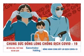 Bất ngờ chùm tranh cổ động đẩy lùi dịch COVID-19