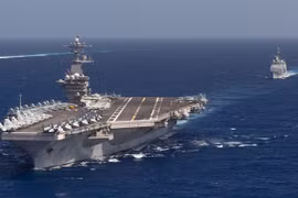 Tàu sân bay Mỹ Theodore Roosevelt vào Đà Nẵng thăm Việt Nam ngày 5.3