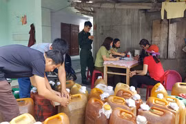 Phát hiện gần 1.000 lít dầu DO không rõ nguồn gốc