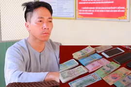 Lật tẩy gã đàn ông mặc áo nhà sư lẻn vào chùa trộm tài sản