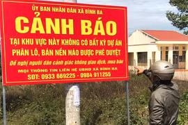Cảnh báo về "dự án ma" ở Bà Rịa - Vũng Tàu
