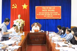 Gia Lai: Giao ban khối Mặt trận và đoàn thể