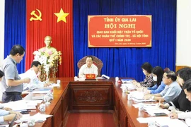 Gia Lai: Giao ban khối Mặt trận và đoàn thể