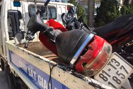 Tử vong do đi xe máy tự ngã