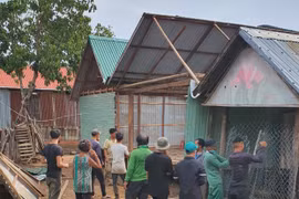 Kông Chro khẩn trương khắc phục hậu quả thiên tai