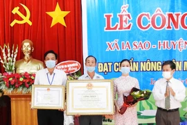 Ia Grai: Công bố xã Ia Sao đạt chuẩn nông thôn mới