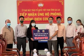 Gia Lai: Nhiều tổ chức, cá nhân ủng hộ công tác phòng-chống dịch Covid-19