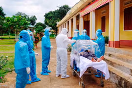 Quân đoàn 3 luyện tập triển khai bệnh viện dã chiến số 7