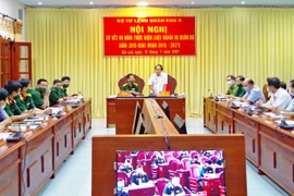 Bộ Tư lệnh Quân khu 5 sơ kết 6 năm thực hiện Luật Nghĩa vụ quân sự
