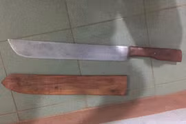 Pleiku: Mang dao đi chơi bị Cảnh sát Cơ động bắt giữ