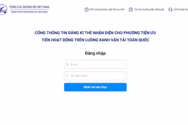 Đã khắc phục xong sự cố hệ thống "luồng xanh" vận tải toàn quốc