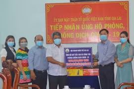 Gia Lai tiếp nhận hơn 120 triệu đồng ủng hộ công tác phòng-chống dịch Covid-19