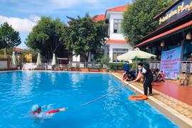 Pleiku: Tập huấn kỹ năng phòng tránh đuối nước cho thanh thiếu nhi