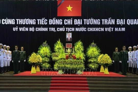 Những hình ảnh đầu tiên tại Lễ viếng Chủ tịch nước Trần Đại Quang