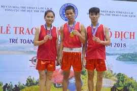 Gia Lai đoạt 1 HCB, 1 HCĐ tại Giải Vô địch Kick boxing toàn quốc