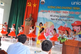 Ra mắt Câu lạc bộ Phát triển trẻ thơ toàn diện xã Lơ Ku