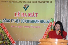 Ra mắt Cty CP Đầu tư XD và Môi trường Việt Đô tại Gia Lai