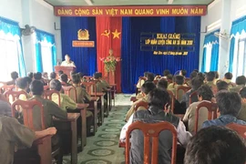 Kông Chro: 100 công an viên tham gia tập huấn nghiệp vụ