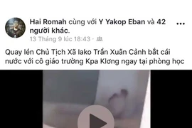 Gia Lai điều tra đối tượng vu khống Chủ tịch UBND xã trên Facebook