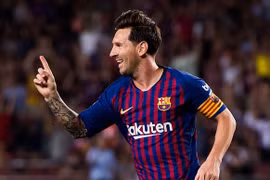 Messi ghi bàn, Barca chật vật giành 1 điểm vì thiếu người