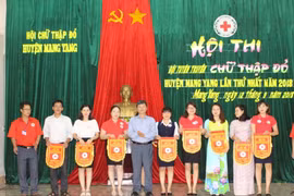 Hội thi "Đội tuyên truyền Chữ thập đỏ" cấp huyện