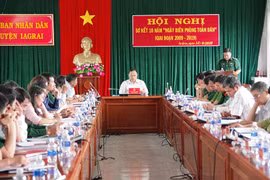 Ia Grai: Sơ kết 10 năm "Ngày Biên phòng toàn dân"