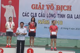 Bế mạc Giải Vô địch các CLB Cầu lông tỉnh Gia Lai năm 2018