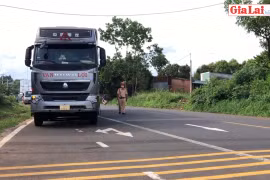 Từ 21-8, xử phạt các trường hợp không thực hiện quy định phân luồng lưu thông trên tuyến tránh Pleiku