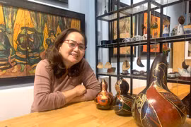 Biến quả bầu khô thành tác phẩm nghệ thuật