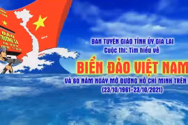 Cuộc thi "Tìm hiểu về biển, đảo Việt Nam và 60 năm Ngày mở đường Hồ Chí Minh trên biển"