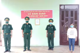 Bộ Chỉ huy Bộ đội Biên phòng tỉnh Gia Lai bàn giao "Nhà đồng đội"
