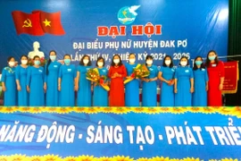 Bà Nguyễn Thị Liên tái đắc cử Chủ tịch Hội Liên hiệp phụ nữ huyện Đak Pơ