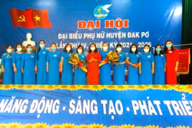 Bà Nguyễn Thị Liên tái đắc cử Chủ tịch Hội Liên hiệp phụ nữ huyện Đak Pơ