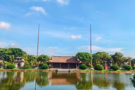 Chùa Keo đẹp nao lòng khi bước vào thu dù vắng bóng khách du lịch