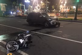 Pleiku: Va chạm giữa xe ô tô và xe máy, 1 người bị thương