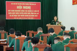 Gia Lai: Bế mạc lớp huấn luyện tập trung và tập huấn quân sự