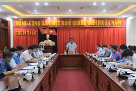 Thường trực Tỉnh ủy làm việc với Ủy ban Kiểm tra Tỉnh ủy