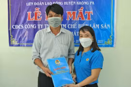 Krông Pa: Ra mắt Công đoàn cơ sở Công ty Đường Vạn Phát