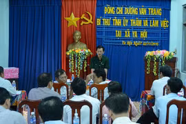 Bí thư Tỉnh ủy Dương Văn Trang: Năm 2018, xã Ya Hội phải xóa hết hộ nghèo