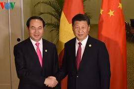 Chủ tịch nước Trần Đại Quang gặp rộng rãi các lãnh đạo APEC