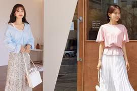 Làm mát ngày hè với trang phục pastel