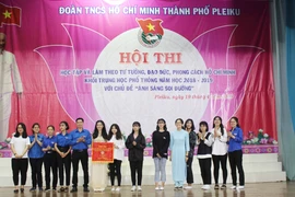 HS thi "Học tập và làm theo tư tưởng, đạo đức,phong cách Hồ Chí Minh"