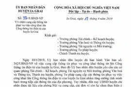 Nhiều cán bộ bị phê bình vì chậm cung cấp thông tin lên cổng TTĐT