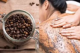 Tuyệt chiêu làm trắng da toàn thân với bã cà phê