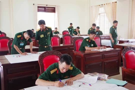 39 cán bộ tham gia hội thi tiểu đoàn trưởng, chính trị viên giỏi